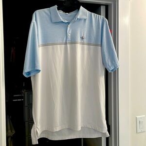 Peter Millar Summer Comfort light blue/white XL